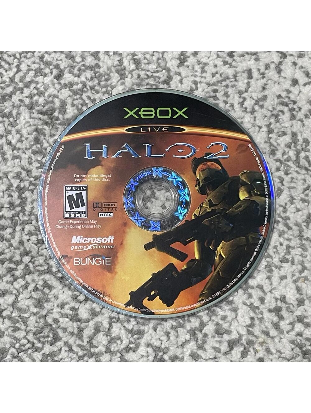 Halo 2 (Microsoft Xbox, 2004) DISC ONLY - Tested Working